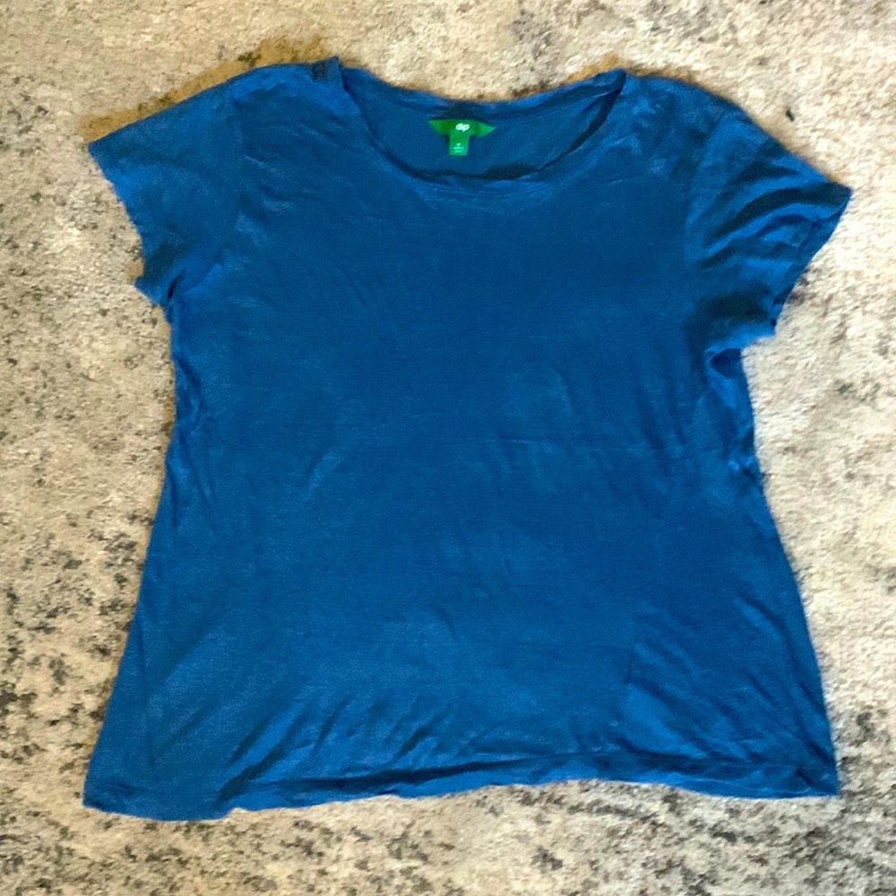 Dip Womens Blue T-Shirt, Medium
